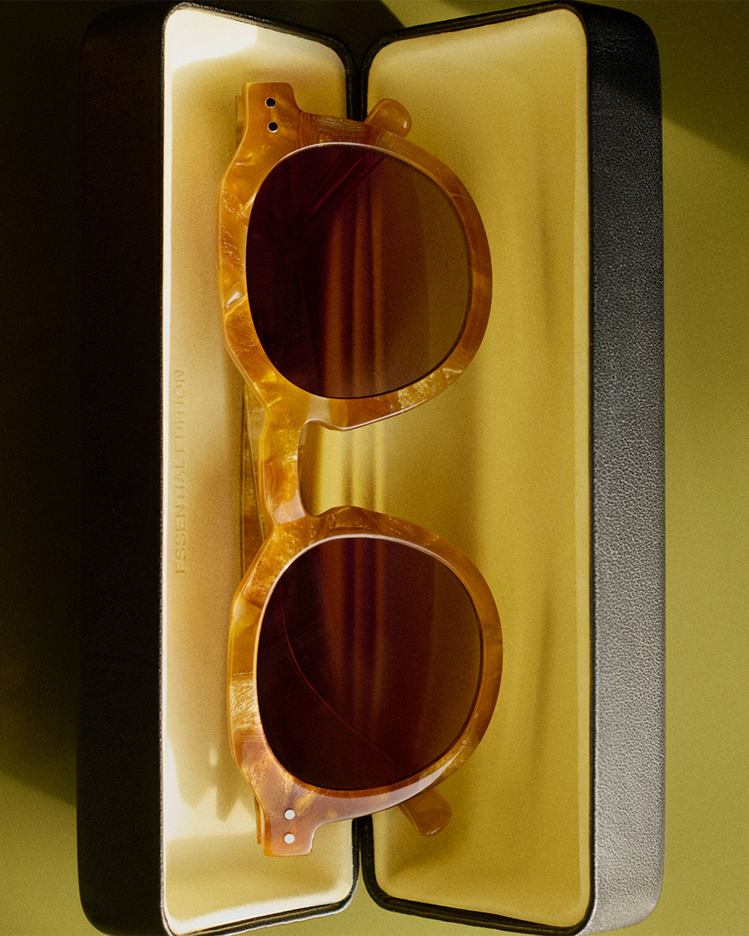 Lunette #ECHO Caramel Pearl Pantos Marron à la mode - Izipizi