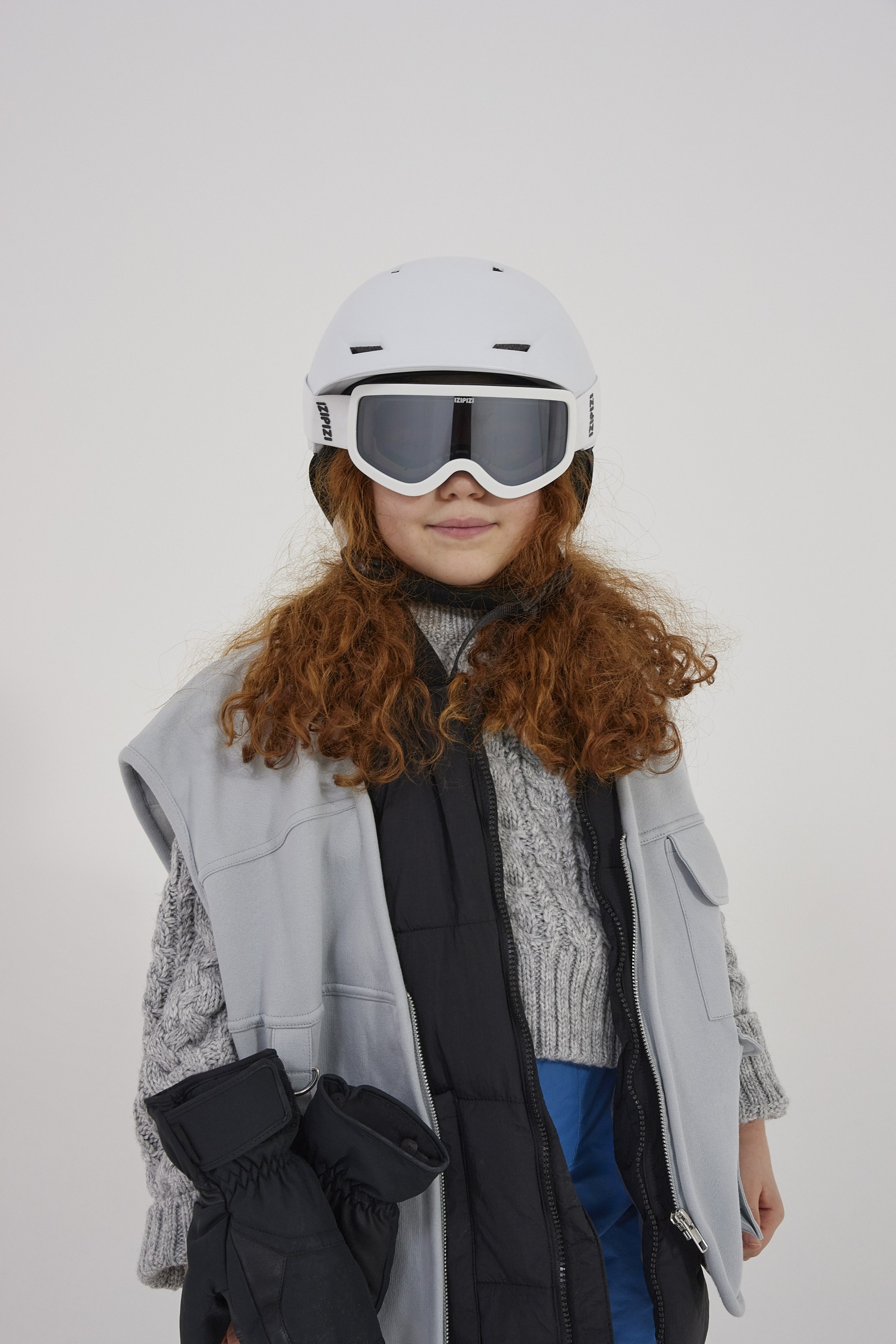 Trendy SNOW JUNIOR glasses White - Izipizi