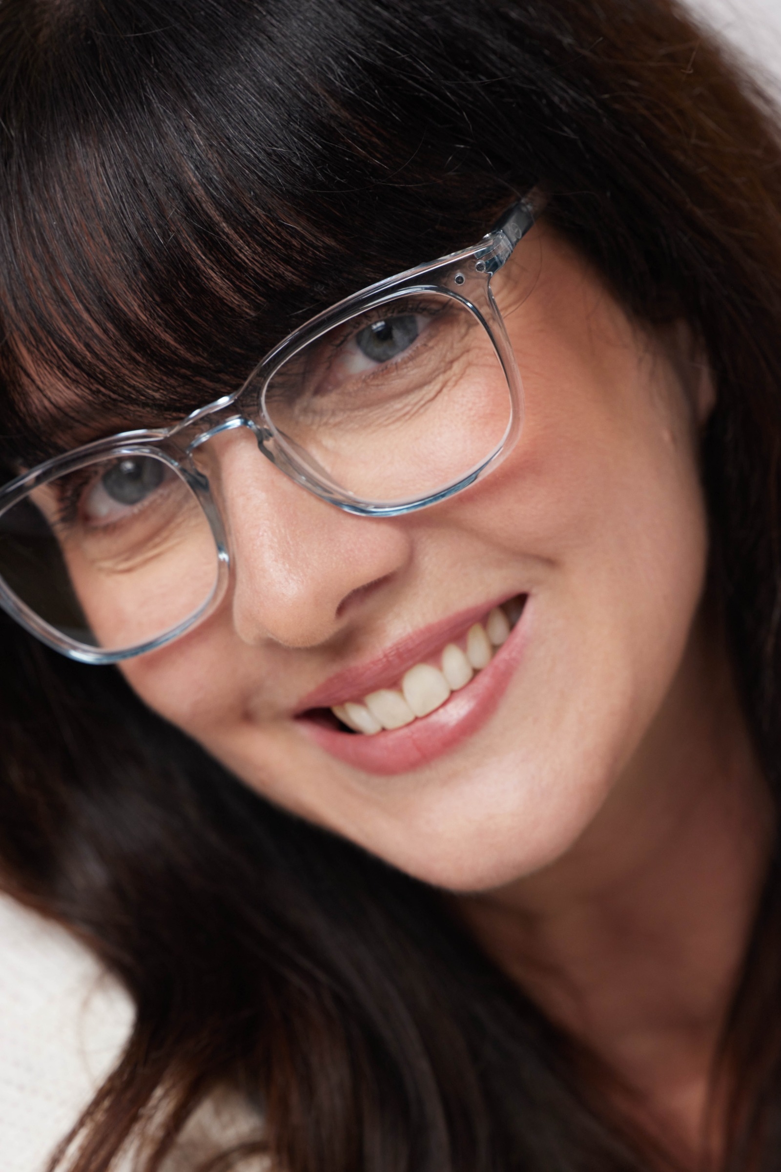 Trendy READING glasses #E Frozen Blue Trapeze - Izipizi