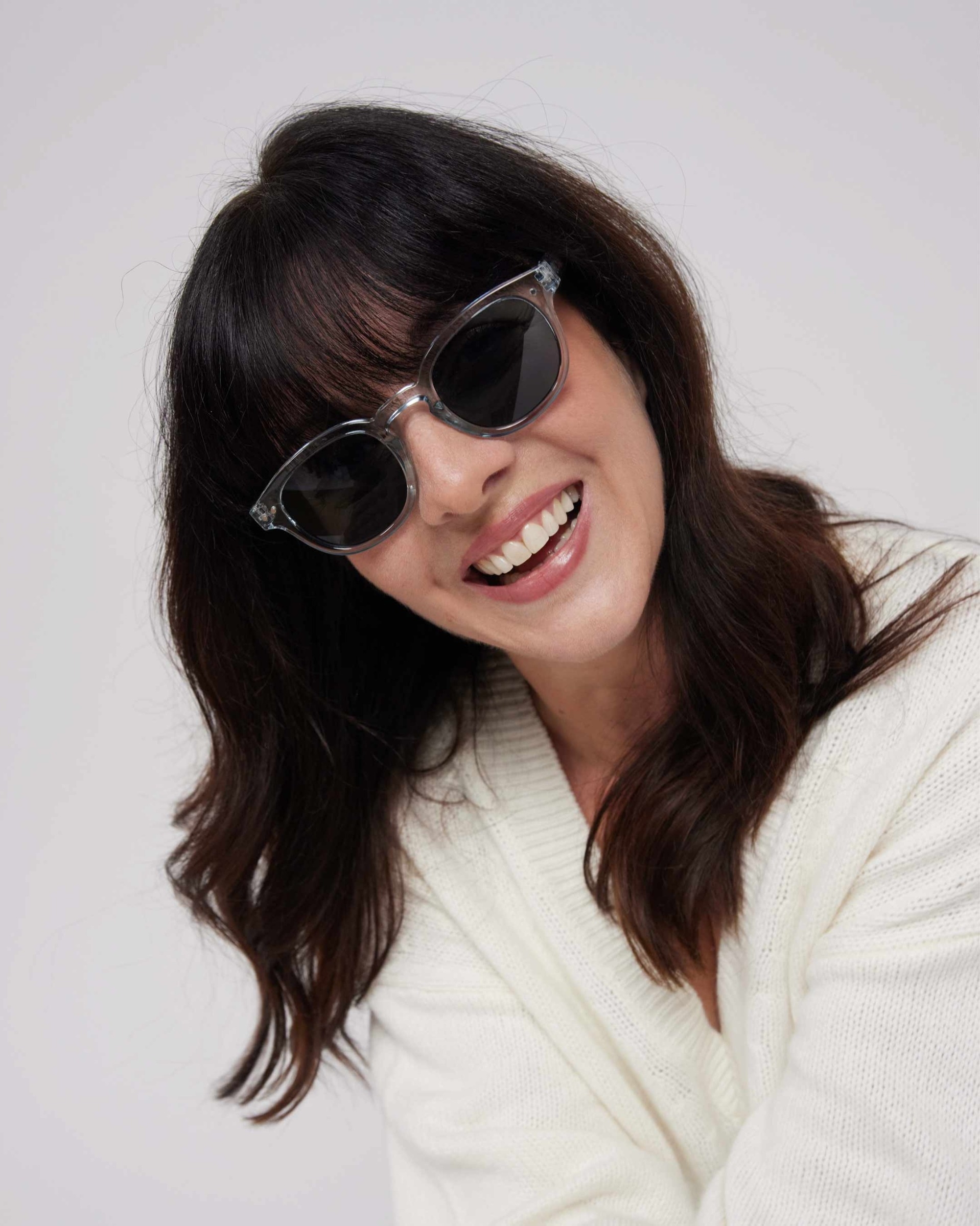 Trendy SUN glasses #C Frozen Blue Square - Izipizi