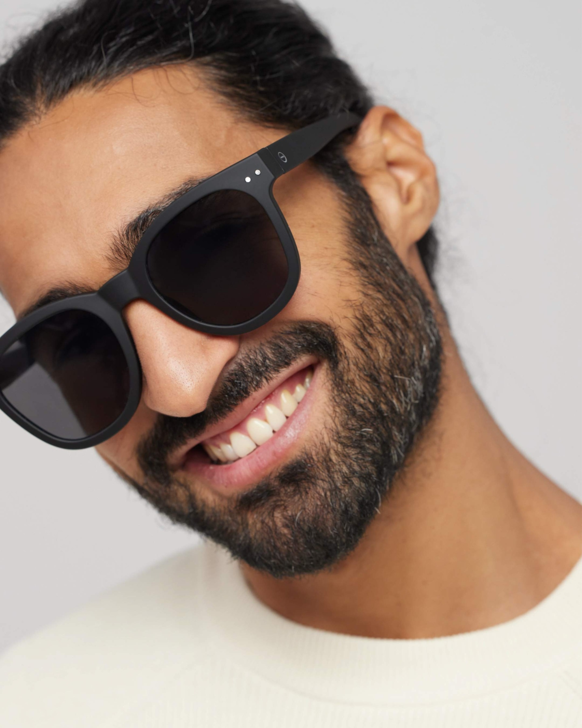 Trendy SUN glasses #N Black Trapeze - Izipizi