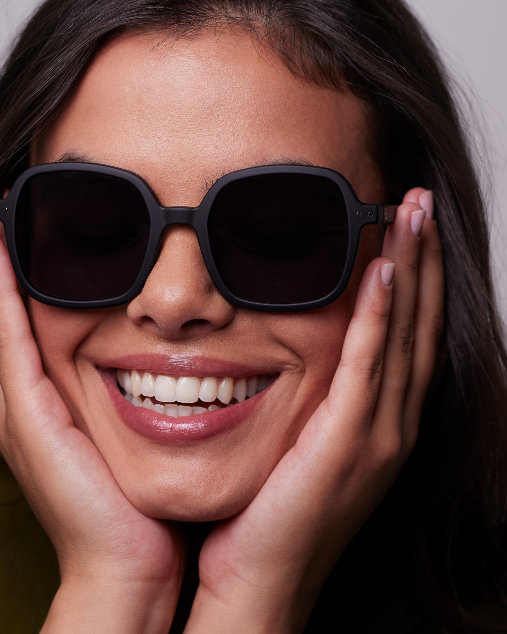 Lunette #OFFICE Black Carré Noir à la mode - Izipizi