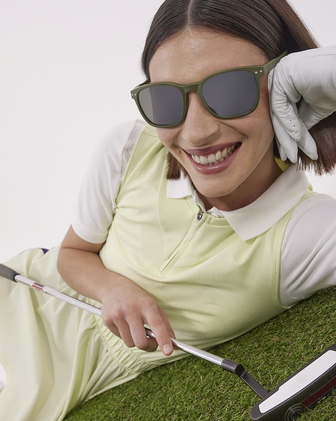Trendy JOURNEY glasses #JOURNEY - Kaki Green Lenses Polarized - Izipizi