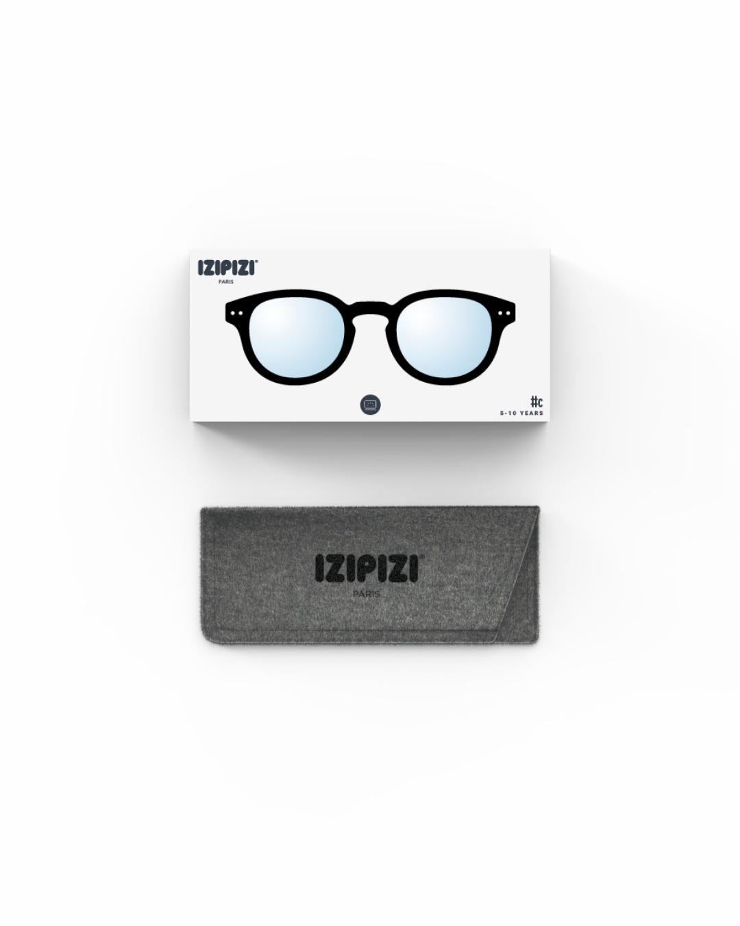 Trendy JUNIOR SCREEN glasses #C Black Square - Izipizi