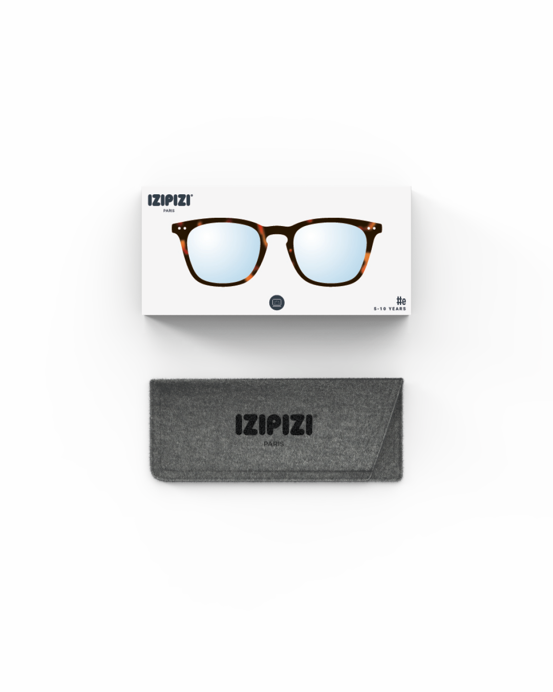 Gafas #E Tortoise Trapezoidale Castaño - Izipizi