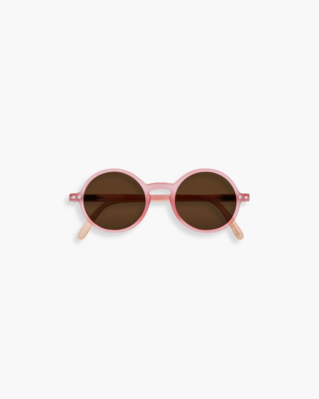 Trendy JUNIOR SUN glasses #G JUNIOR SUN Desert Rose Round - Izipizi