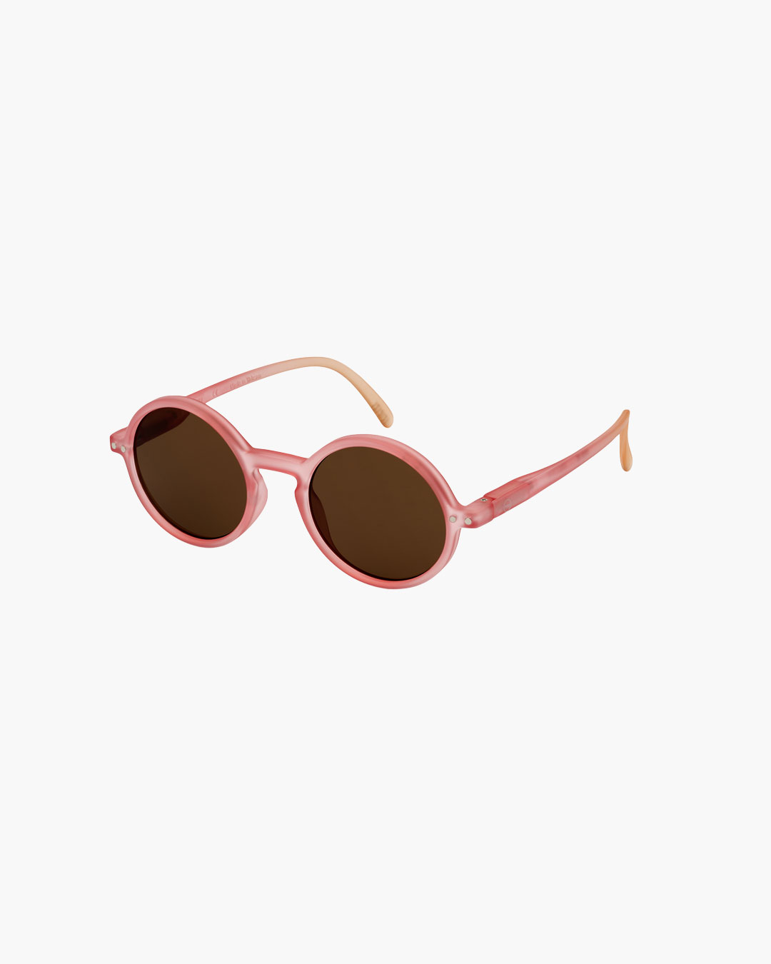 Trendy JUNIOR SUN glasses #G JUNIOR SUN Desert Rose Round - Izipizi