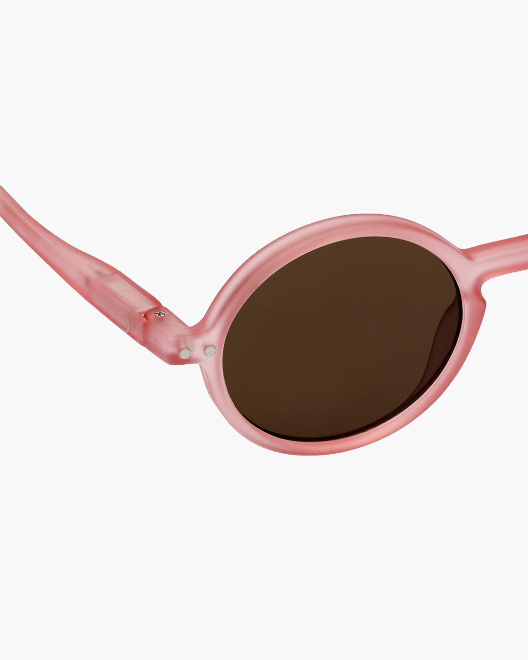 Trendy JUNIOR SUN glasses #G JUNIOR SUN Desert Rose Round - Izipizi