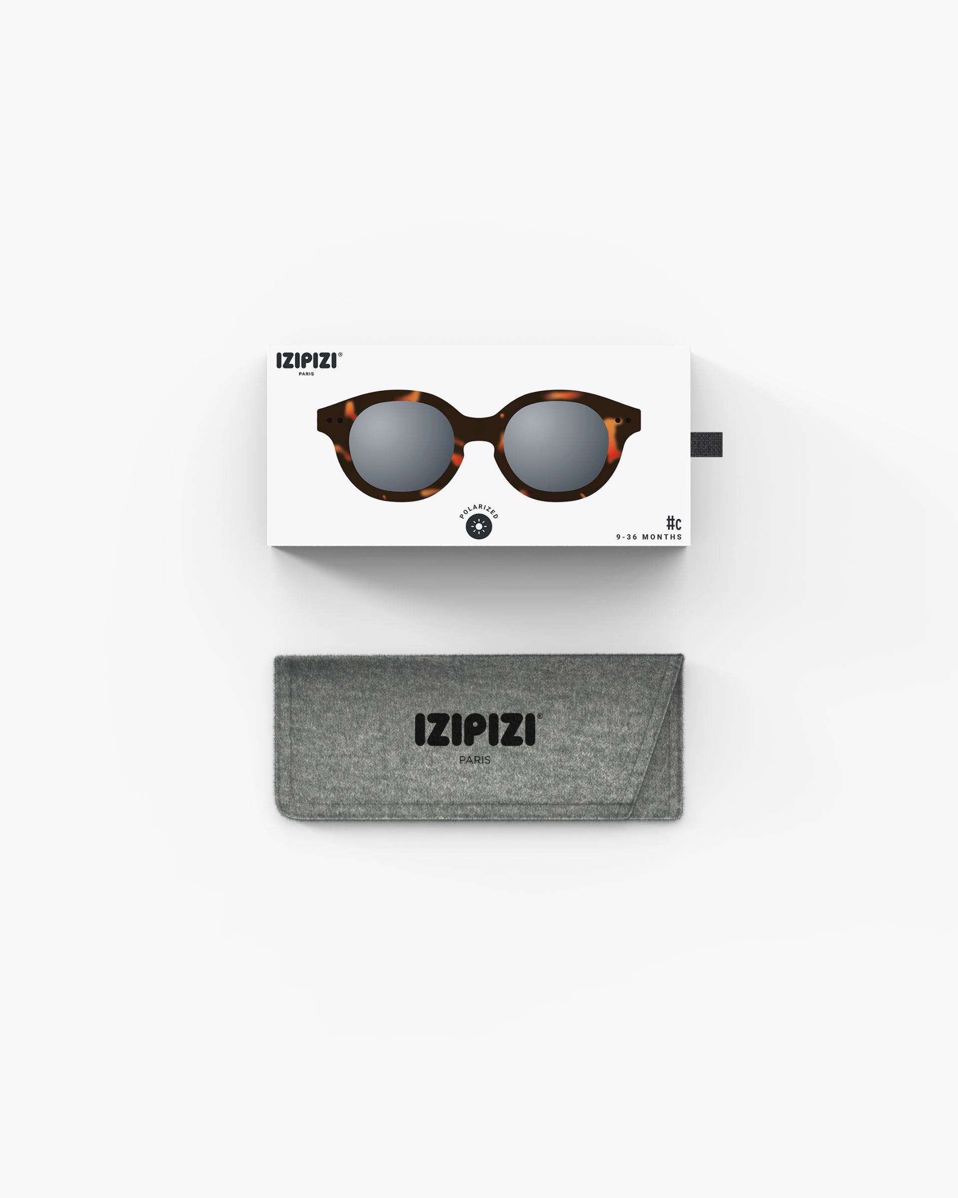 Ochialli #c Tortoise Quadrati Marrone - Izipizi