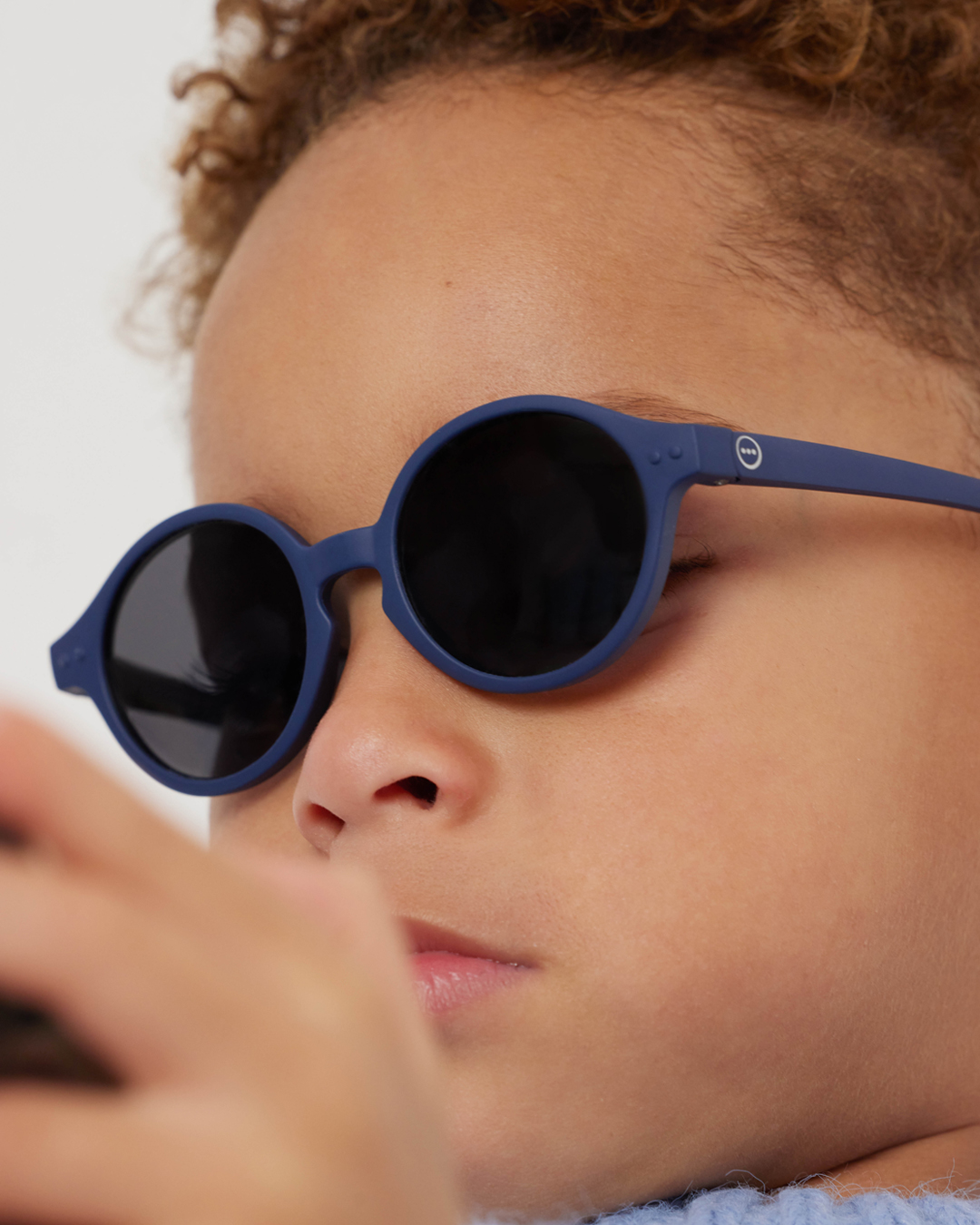 Trendy KIDS glasses #d Denim Blue Pantos - Izipizi