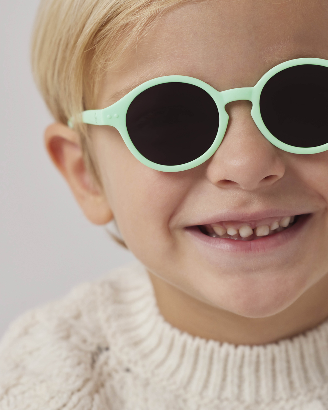 Trendy KIDS PLUS glasses #d Aqua Green Pantos - Izipizi