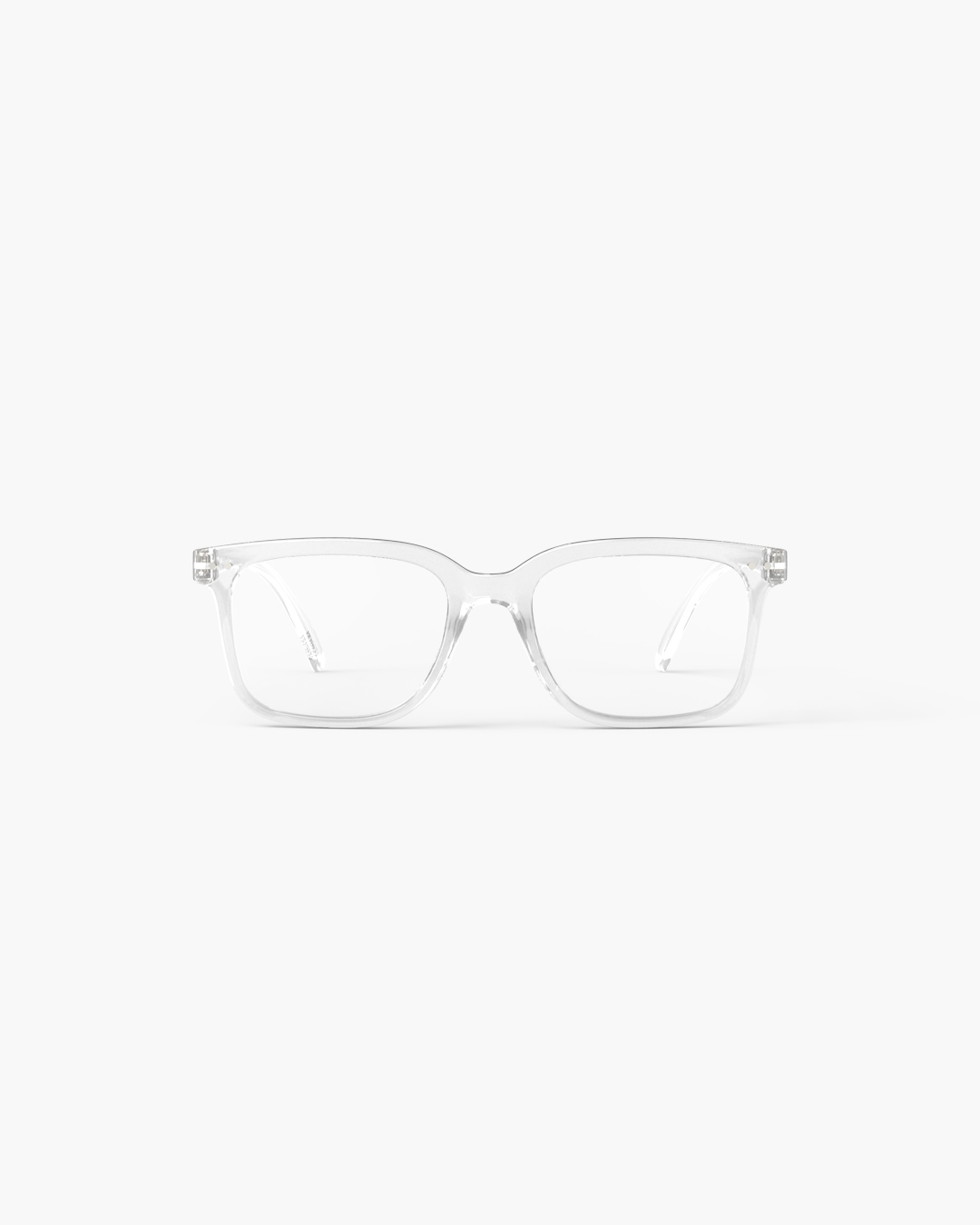 Lunette #L Crystal Rectangulaire Blanc à la mode - Izipizi