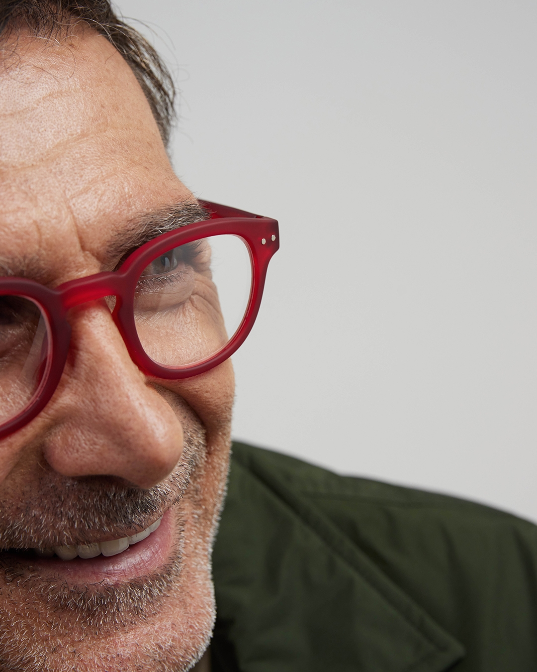 Trendy READING glasses #C Red Square - Izipizi