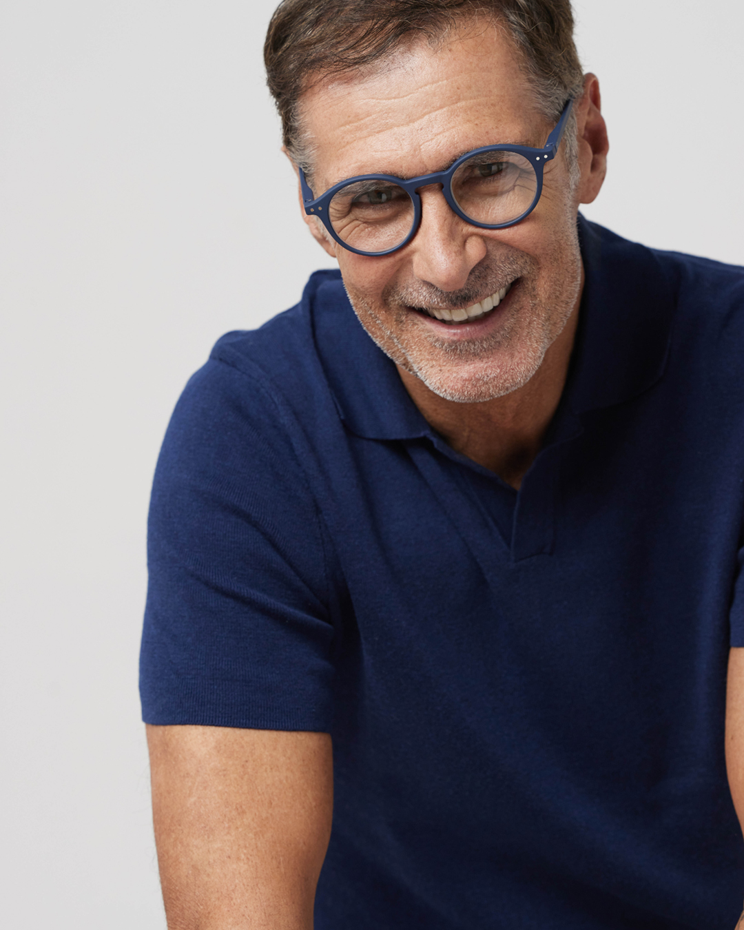Brille #D Navy Blue Pantos Blau - Izipizi