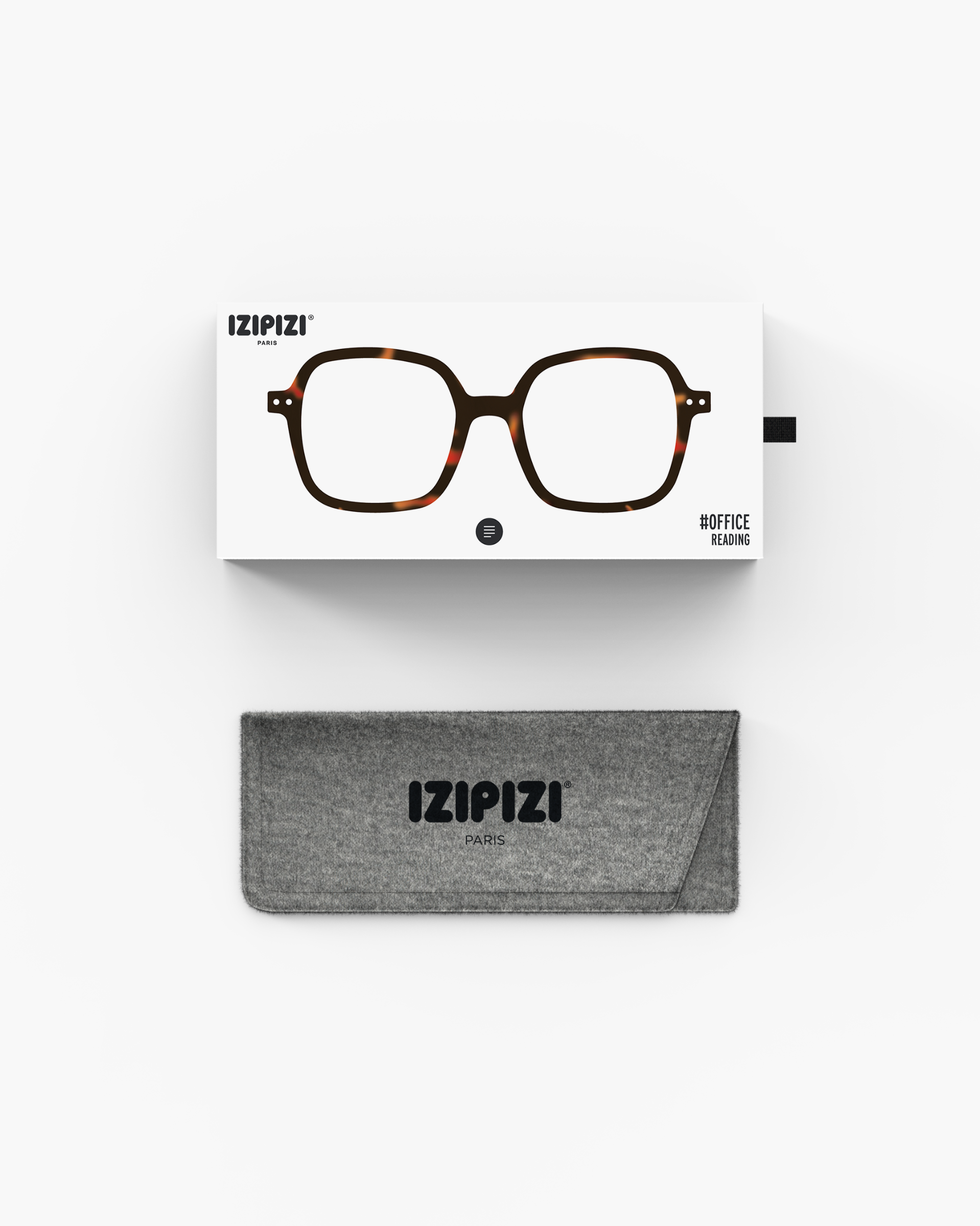 Lunette #OFFICE Tortoise Carré Multicolore et motifs à la mode - Izipizi