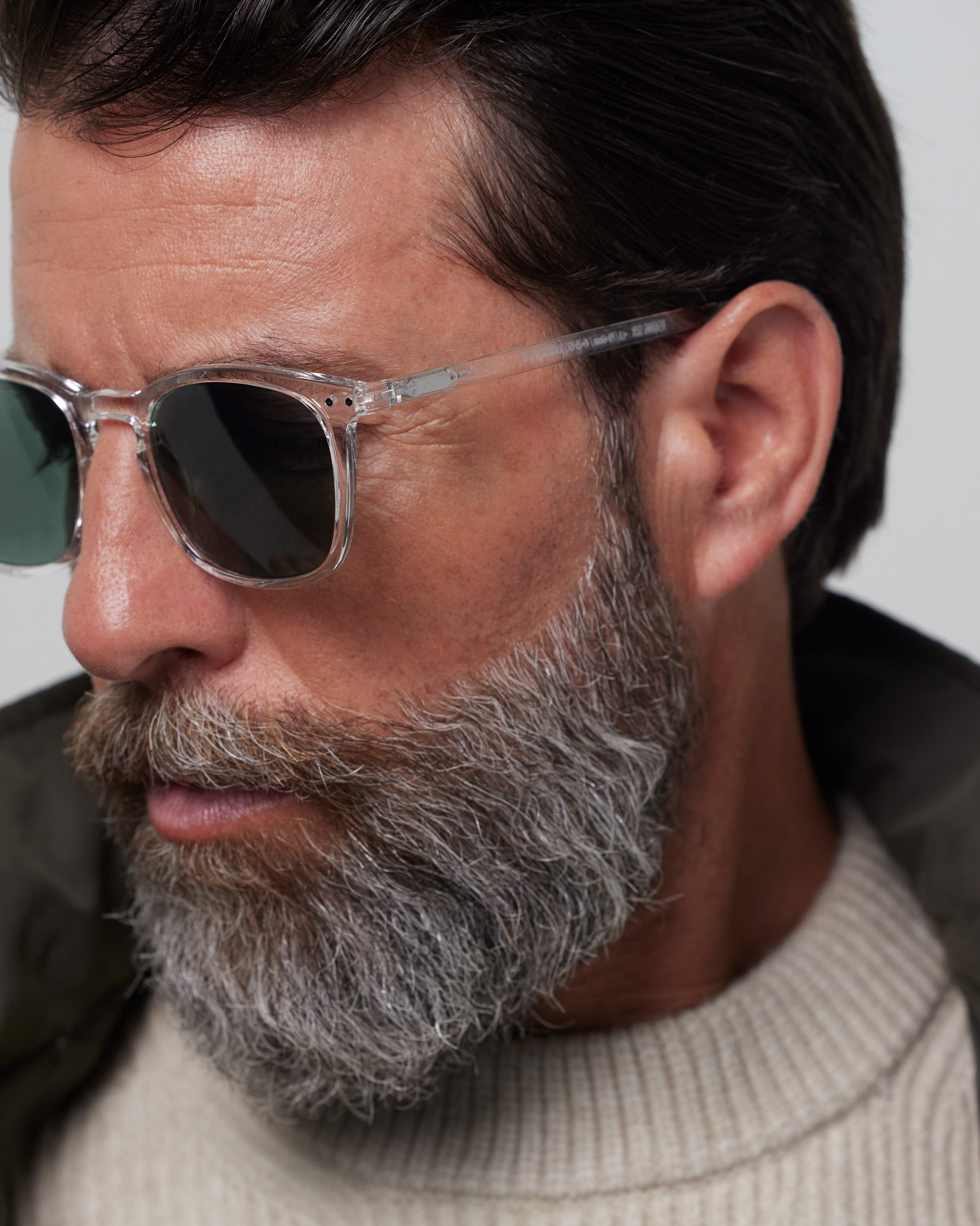 Lunette #E Crystal Trapèze Blanc à la mode - Izipizi