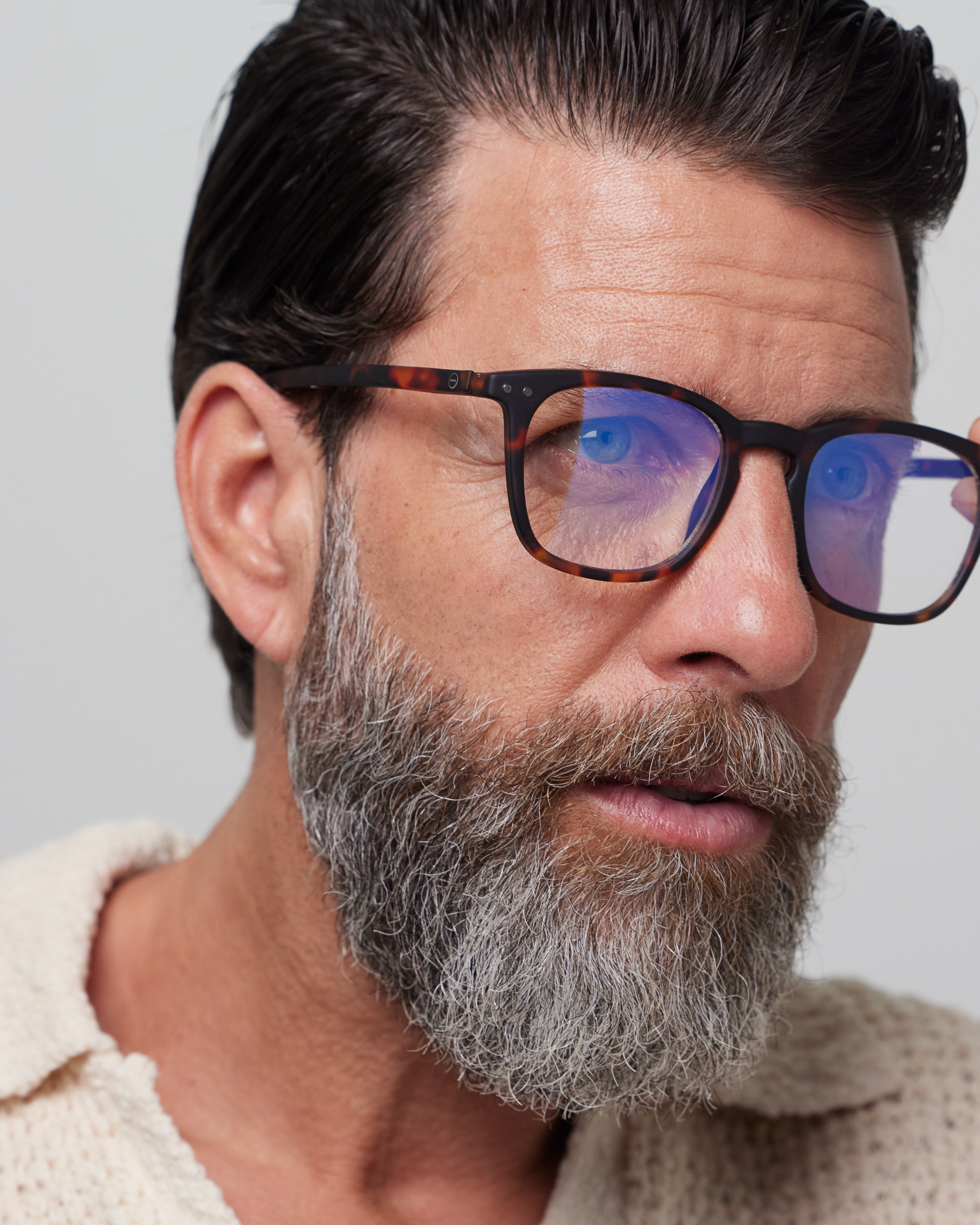 Brille #E Tortoise Trapezförmige Tortoise - Izipizi