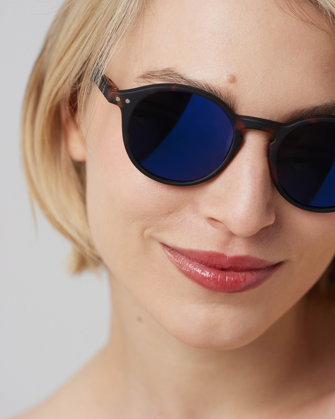 Brille #D Tortoise Mirror Pantos Mehrfarbig und Muster - Izipizi