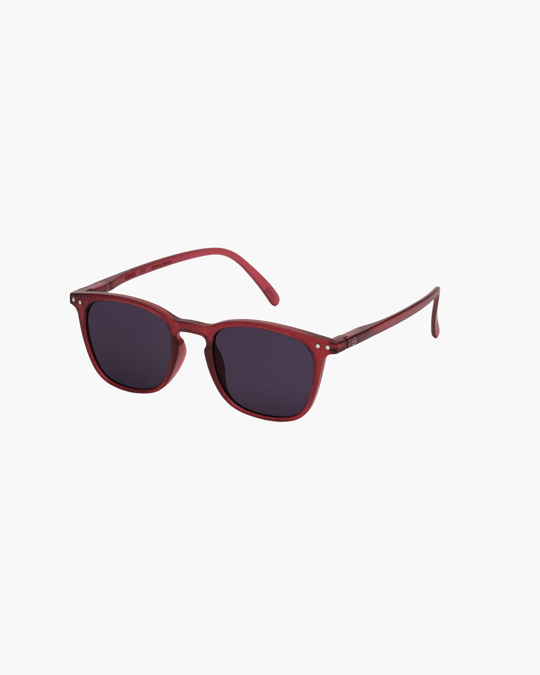 Lunette #E Rosy Red Trapèze Rouge à la mode - Izipizi