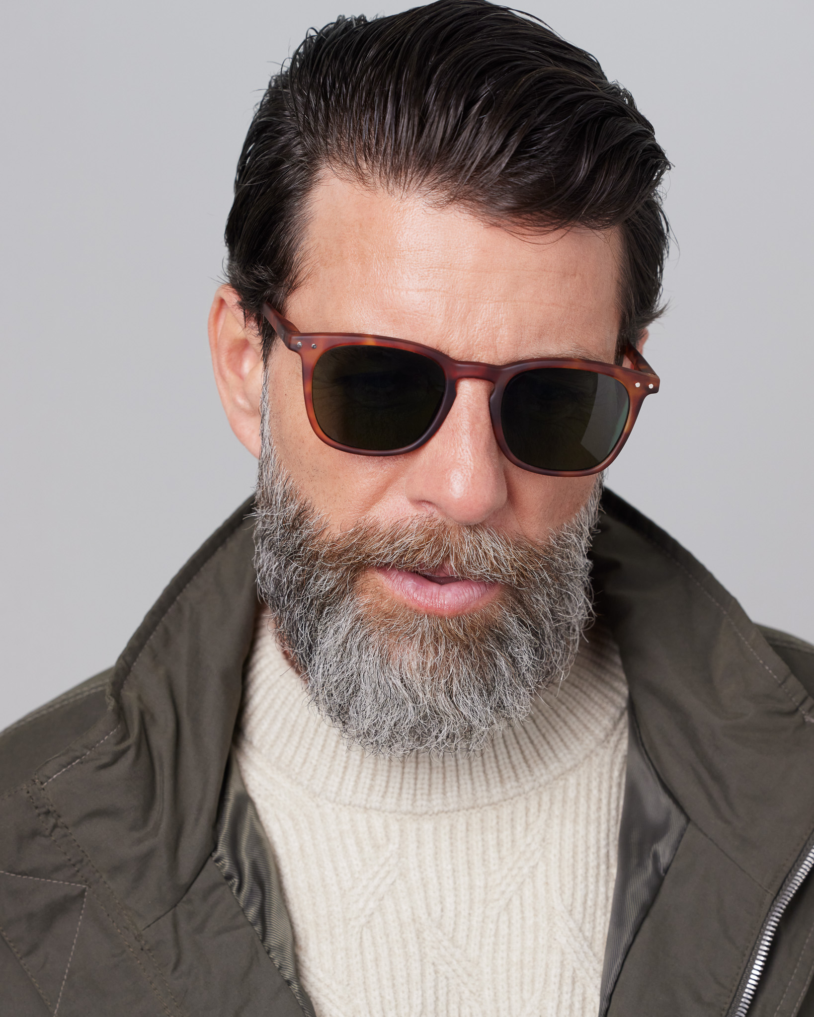 Trendy SUN glasses #E Havane Trapeze - Izipizi