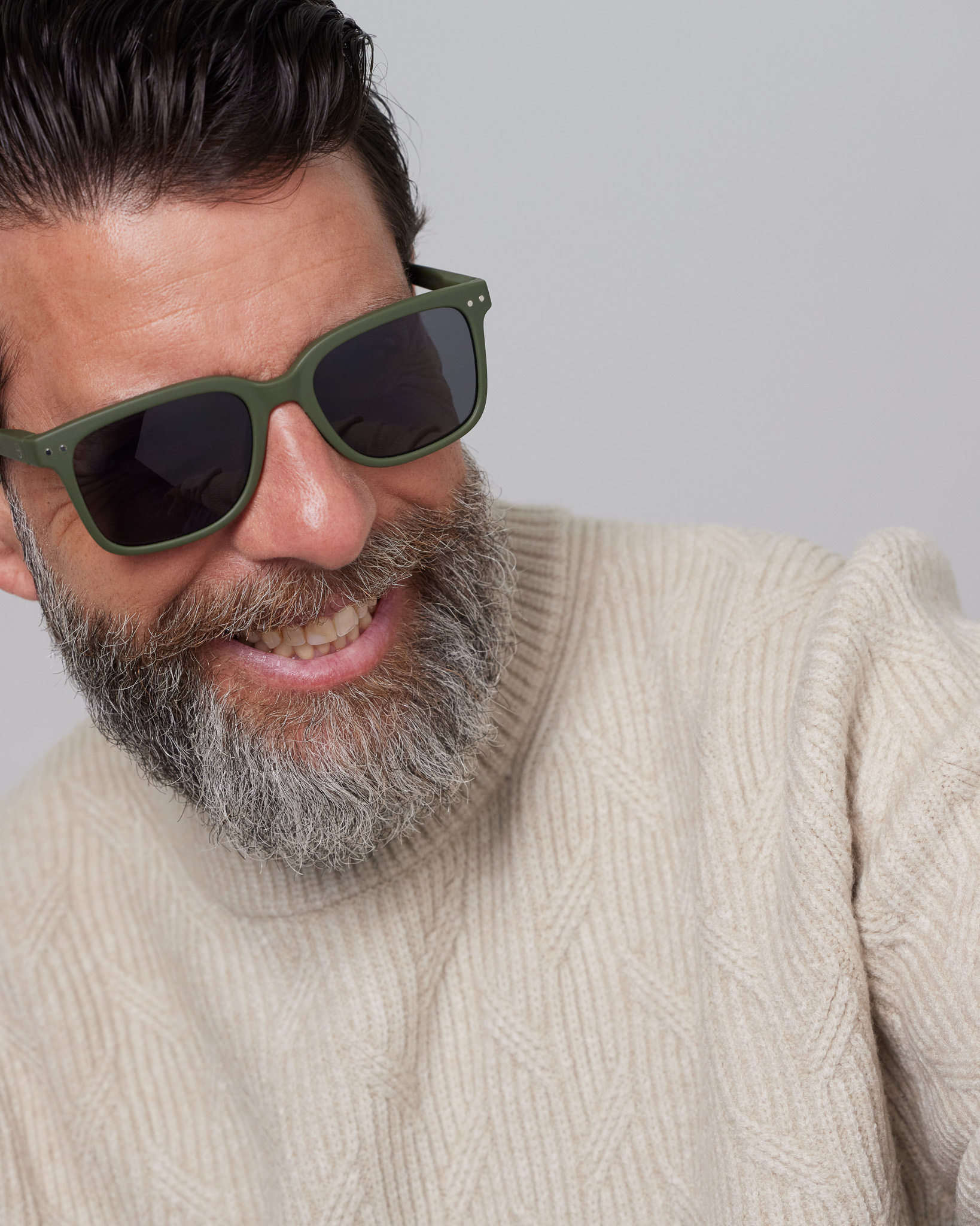 Ochialli #L Kaki Green Rettangolare Verde - Izipizi