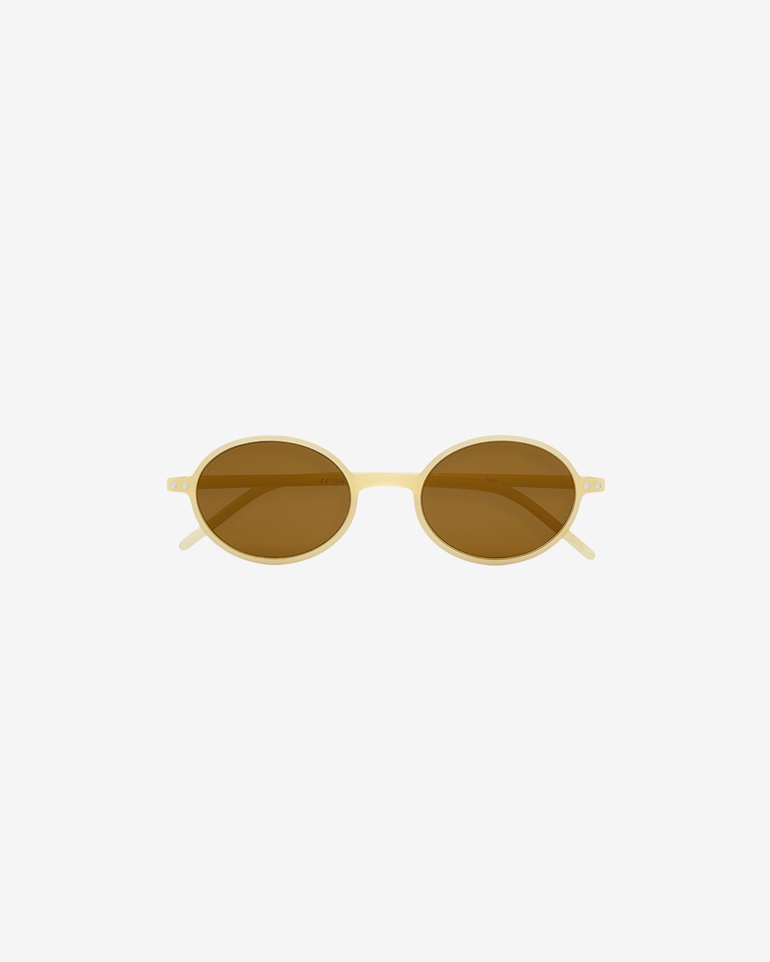 Trendy SUN glasses #SLIM Cream Oval - Izipizi