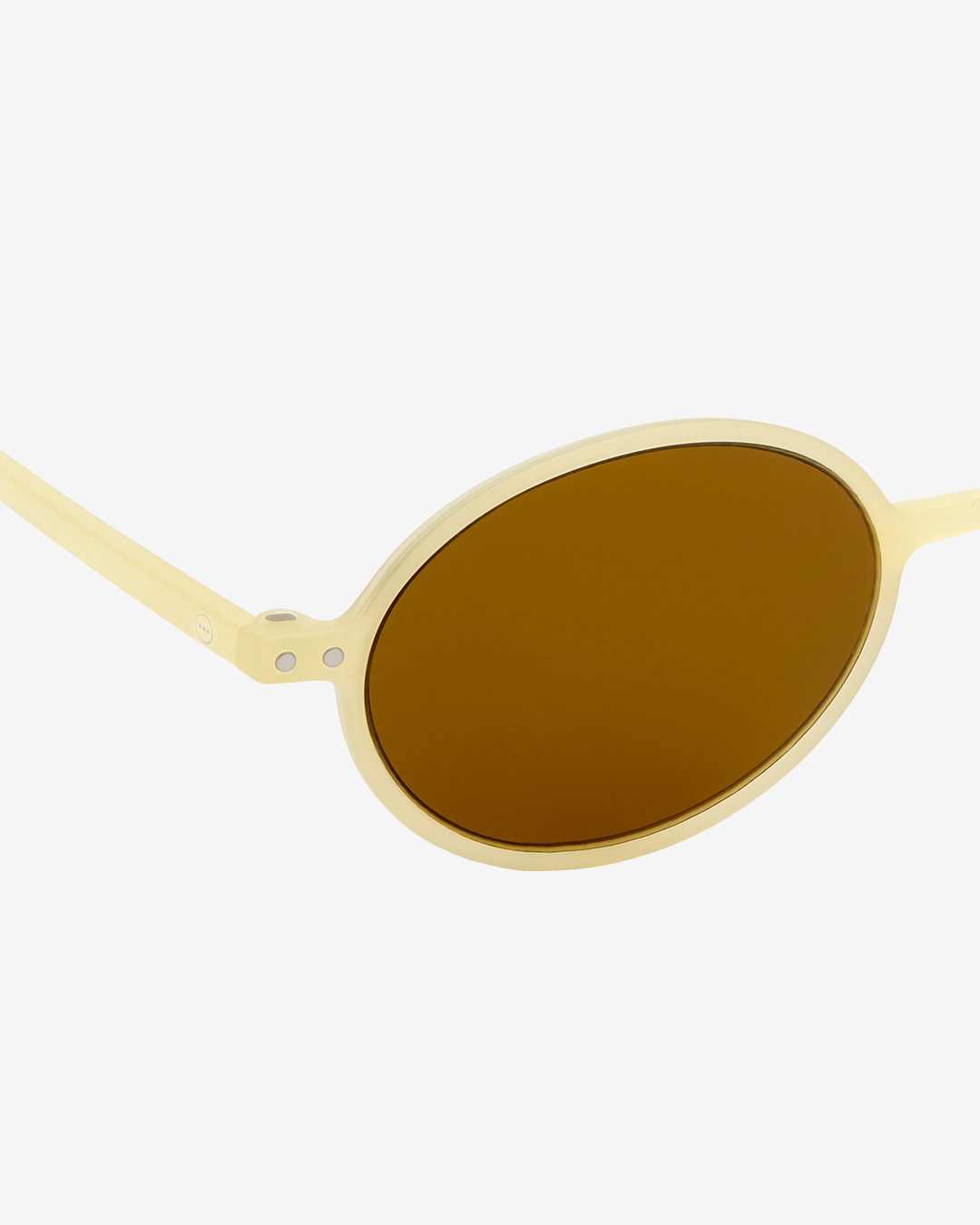 Trendy SUN glasses #SLIM Cream Oval - Izipizi
