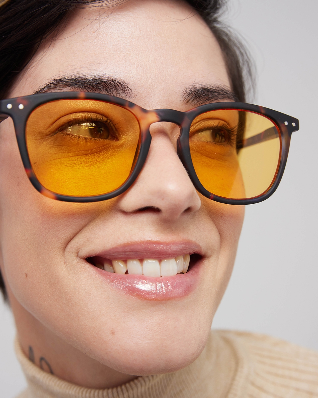 Brille #E Tortoise Schwarz - Izipizi