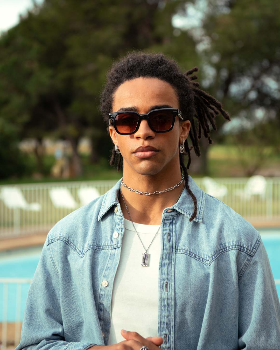 Ochialli #C Black Road Quadrati Nero - Izipizi