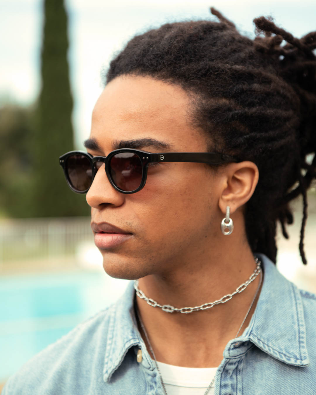 Ochialli #C Black Road Quadrati Nero - Izipizi