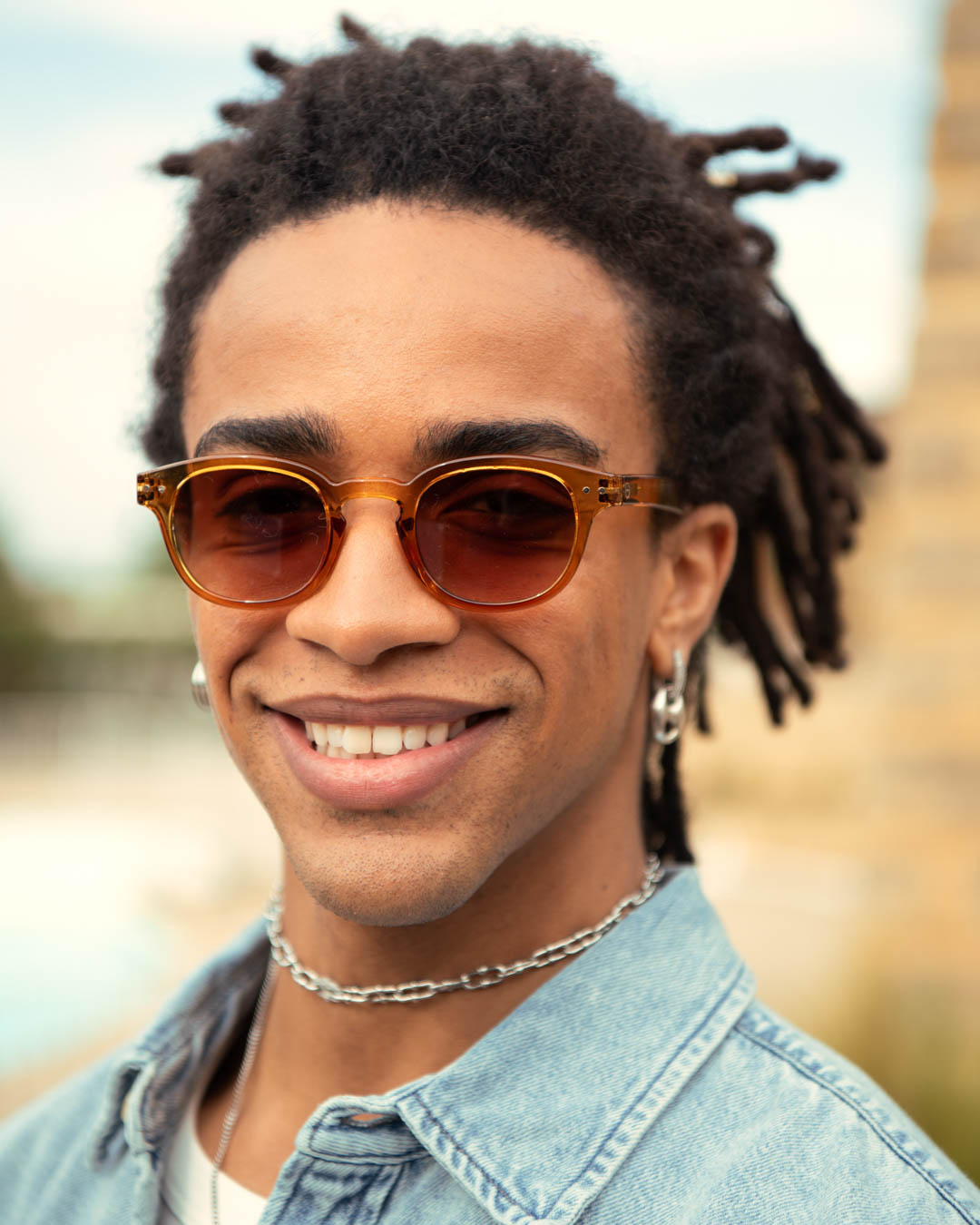 Ochialli #C Golden Canyon Quadrati Marrone - Izipizi