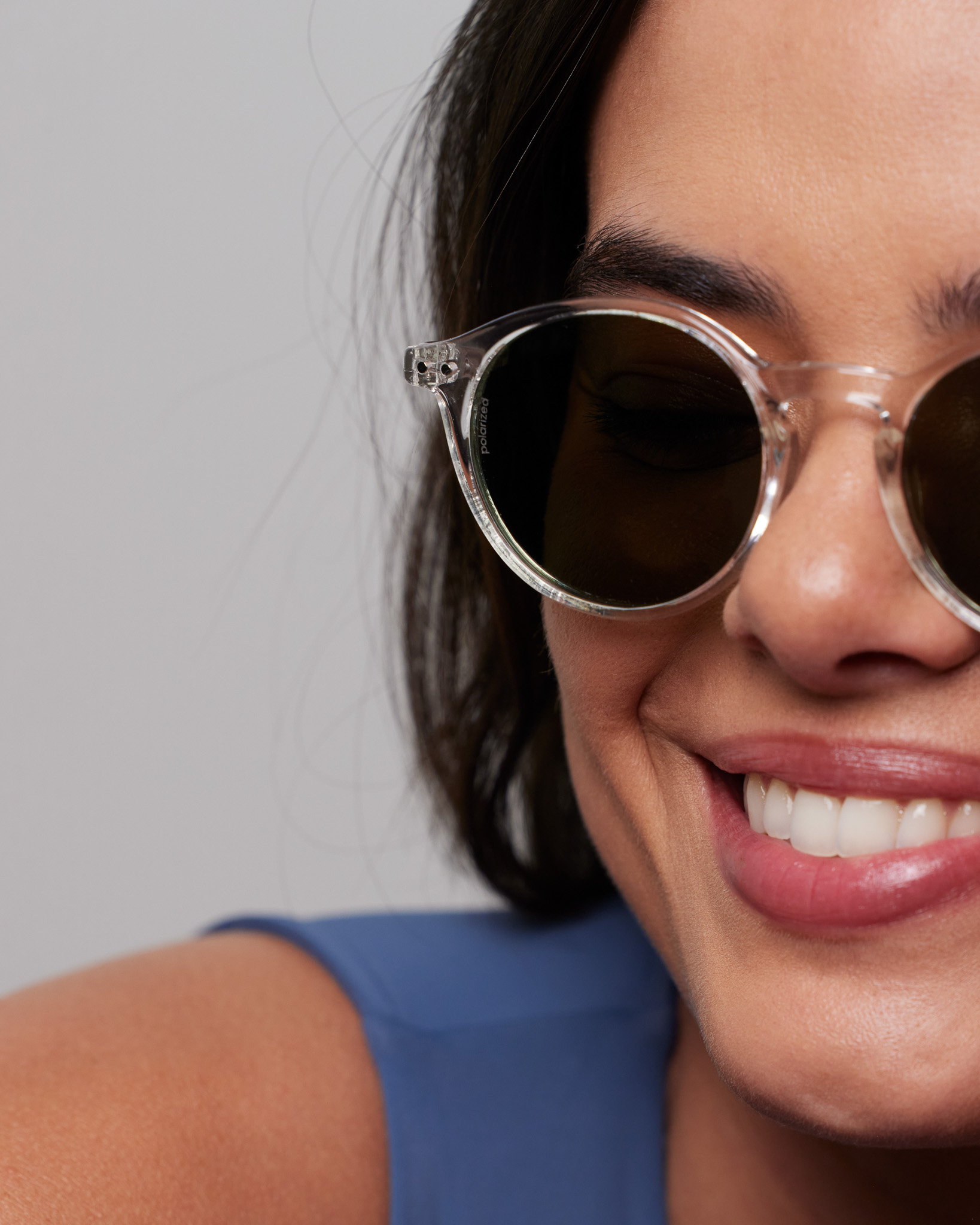 Ochialli #D Crystal Polarized Pantos Bianco - Izipizi