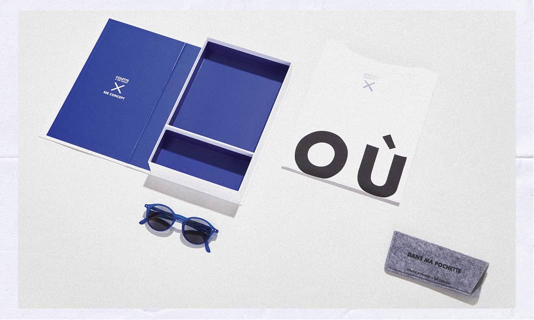 Box set: mini book + reading glasses at Colette